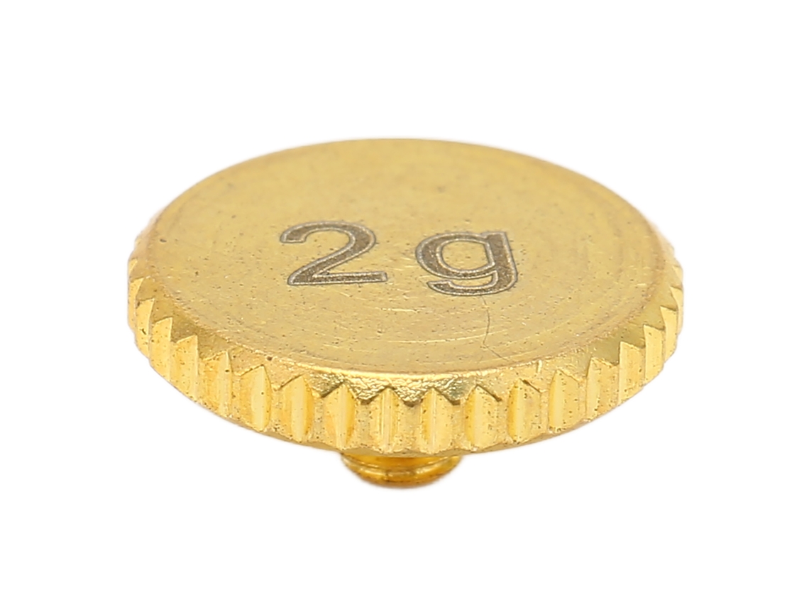 Contrapeso Para Cartucho Rekordbox, Material Chapado En Oro, Aguja Para Cartucho, Contrapeso Fono (+2 G De Oro)