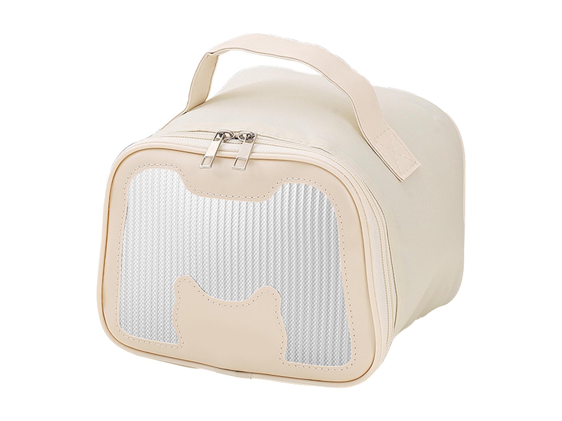Bolsa Térmica Portátil Para El Almuerzo Con Revestimiento De Aluminio, Nevera Multifuncional, Color Beige, Ideal Para La Escuela, La Oficina O Acampar.