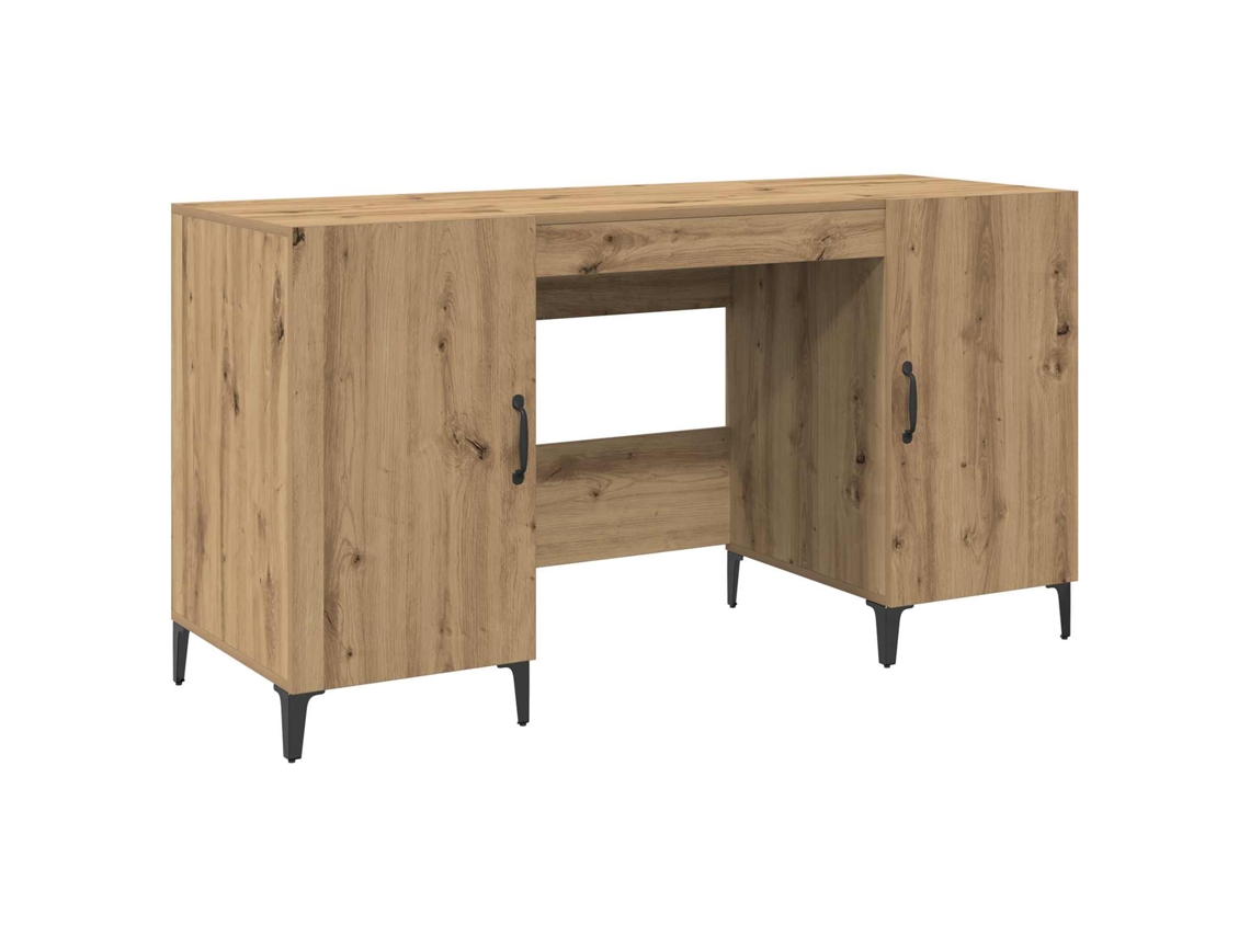 Mesa | Escritorio secreter, Roble artesanal, 140 x 50 x 75 cm, Madera procesada