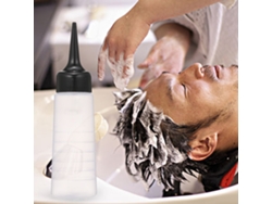 Garrafa De Tinta Para Cabelo 150ml Com Bico Obliquo Preto - Misturador E Aplicador De Cor Para Cabelo
