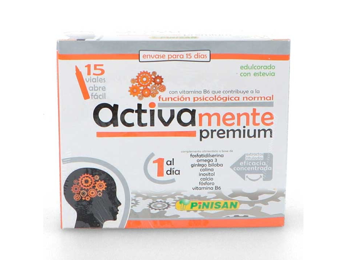 Complemento Alimentar PINISAN Activamente 15 Viales (30 Cápsulas)