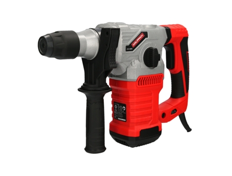 Martillo Demoledor Perforador SDS PLUS 1.500 Watt. Con Accesorios y Maletin. 4.000 IPM 6 Julios. WOLFPACK LINEA PROFESIONAL