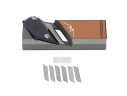 Cepillo de bisel de aluminio para trabajar la madera laminada, 2 usos, tabla manual de 45 grados para madera.