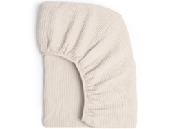 Sábanas para cuna, protector de colchón elástico de microfibra suave (82x41cm - Damasco) Spqment