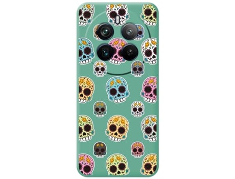 Funda Diseño Catrina para Realme 12 Pro 5G / 12 Pro Plus 5G TUMUNDOSMARTPHONE Silicona Líquida Verde