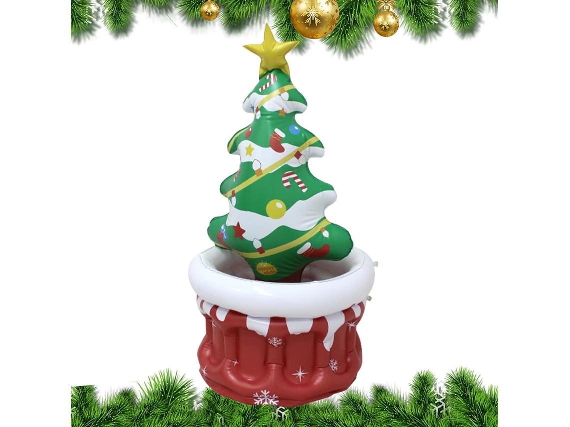 Nevera Inflable Para Bebidas Cubitera Con Forma De Rbol Navidad Vino Exterior Refrescos Tinto Bar Restaurante Picnic