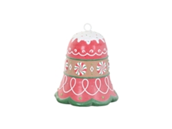 Figura Led Resina Campana Multicolor 50x50x61cm