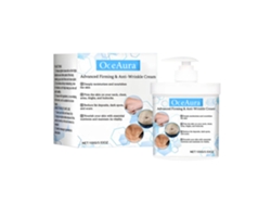 Crema hidratante corporal reafirmante antiedad con efecto visible.