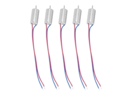 5 Micromotores Sin Núcleo De 6x12 Mm, 3,7 V, 21800 Rpm Para Modelos De Aviones, Juguetes Y Cuadricópteros.