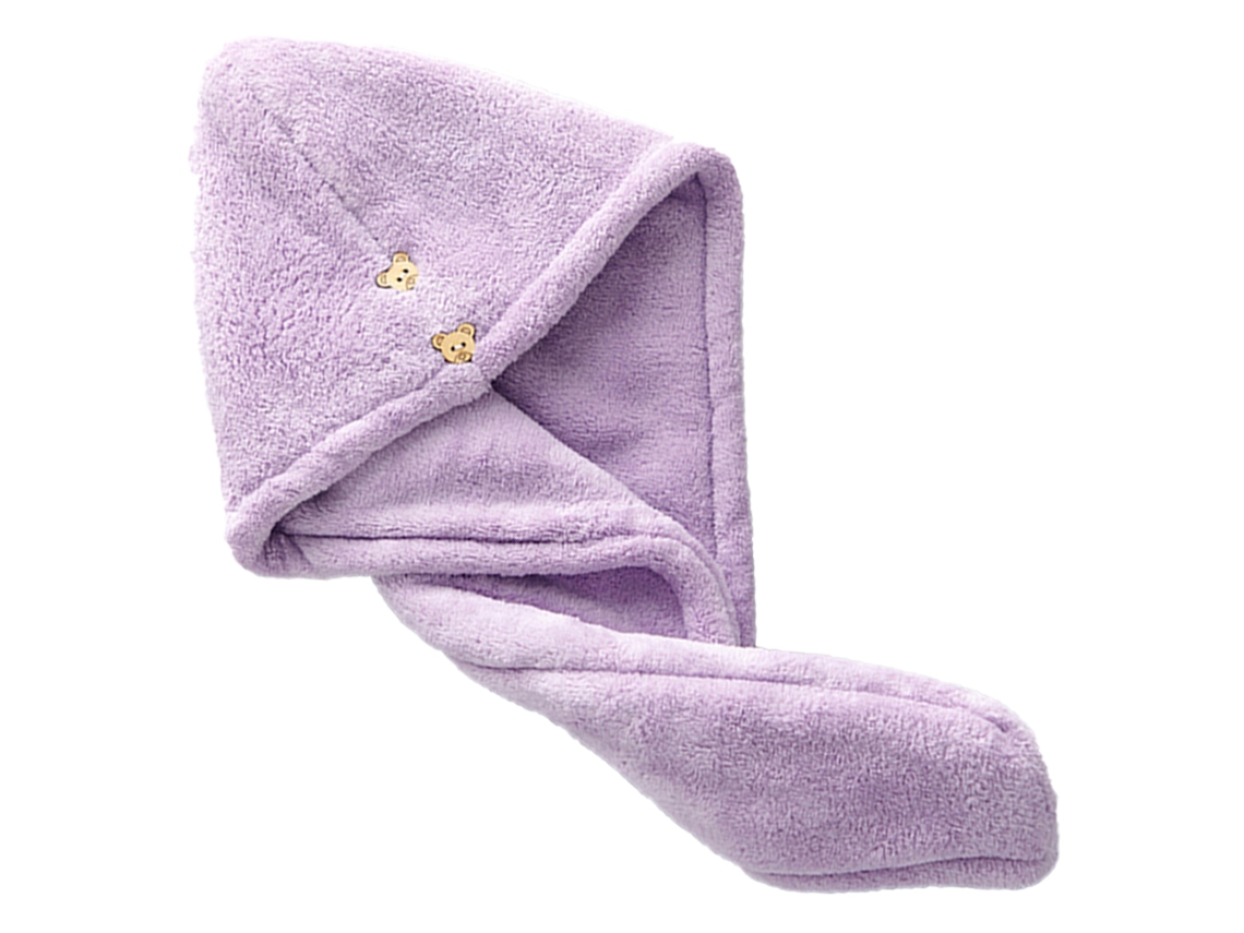 Toallas De Secado De Cabello De Microfibra Súper Absorbentes Turbantes De Envoltura De Cabello De Secado Rápido Con Diseño De Botón