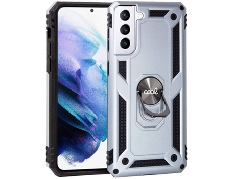 Funda Samsung G996 Galaxy S21 COOL Anillo Plateado