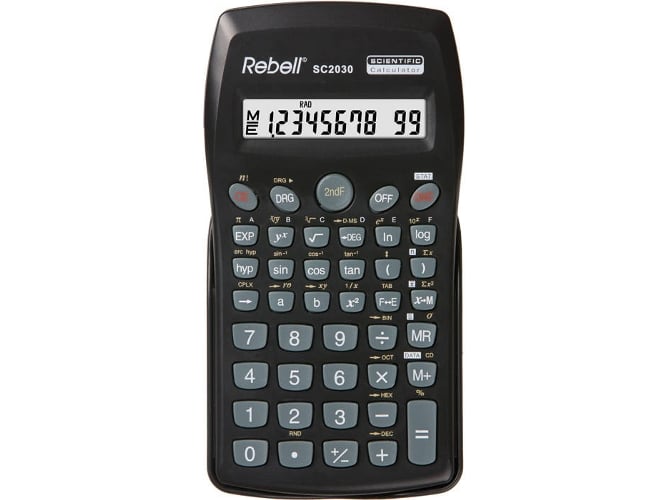 Calculadora Científica REBELL SC2030 Negro (10 dígitos)