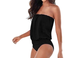 2026-traje De Baño Entero Bandeau Para Mujer Sin Tirantes Sin Relleno Verano Playa Piscina Monokini