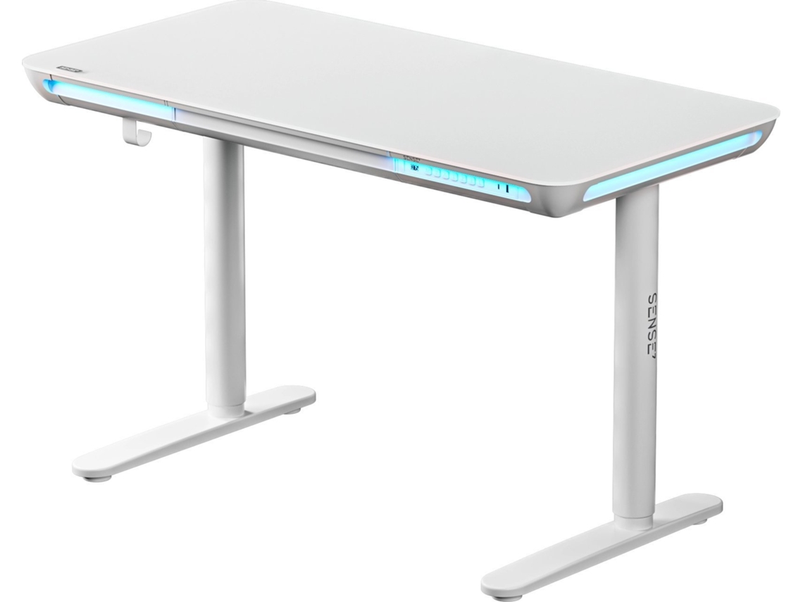 SENSE7 Nomo 120x60 Escritorio Eléctrico Blanco
