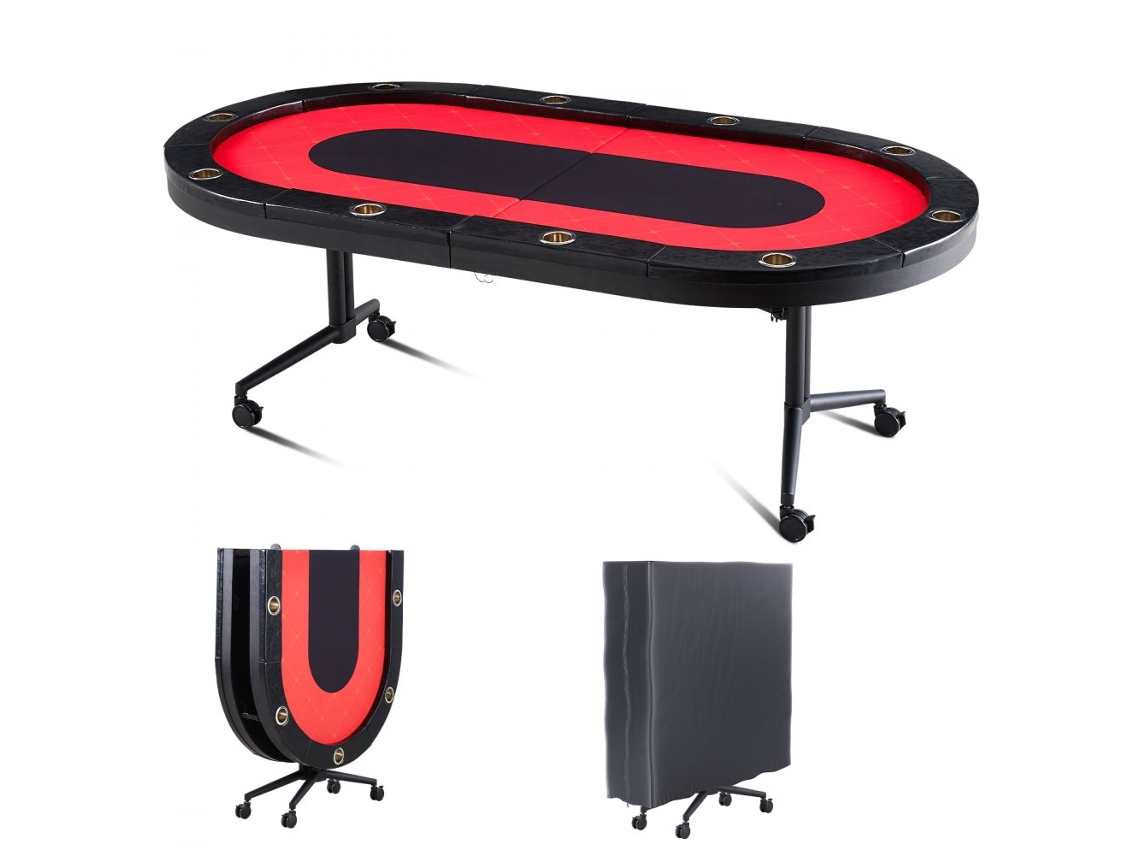 Mesa de póker y cartas profesional para 10 jugadores Tekmaquinas