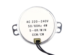 Motor Síncrono De Ca De 220-240 V Y 4 W Con Engranaje De 5-6 Rpm, Giro En Sentido Horario/antihorario, Compacto, 89 G