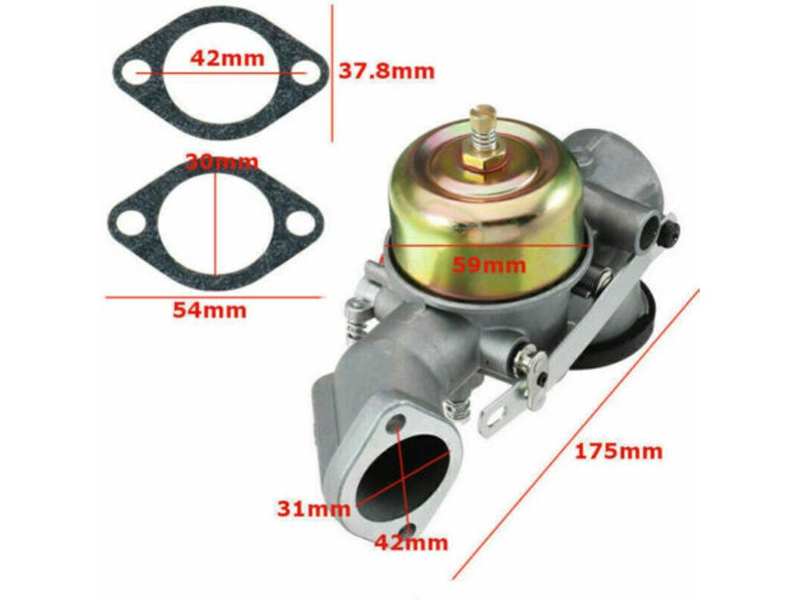 Carburetor With Gasket For Briggs & Stratton 491026 281707 490499 281702