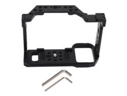 Jaula de aluminio para cámara, compatible con cámaras DSLR y de cine (modelos A7 y otros modelos), jaula completa para cámara.
