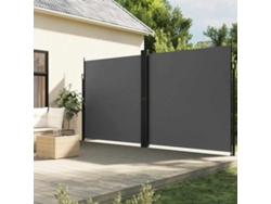 Toldo lateral retráctil 220x600 cm antracita Dkd Home Decor