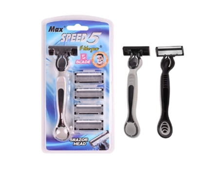 Navalha de sistema com 5 lâminas triplas