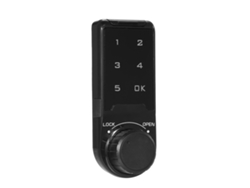 Cerradura Inteligente De Combinación Con Pantalla Táctica, Panel De Plástico Para Cajones Y Armarios Con Contraseña Y Función Antirrobo.
