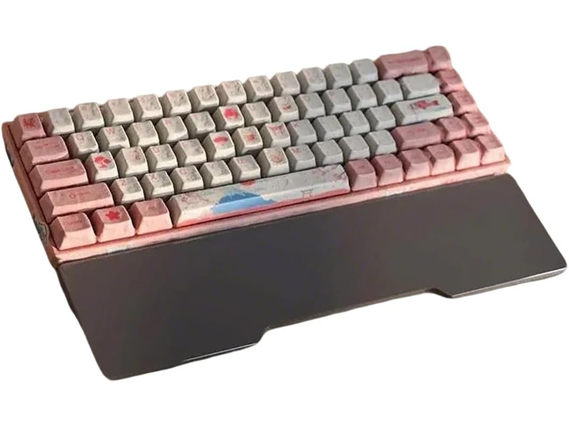 Reposamuñecas Ergonómico De Acrílico Para Teclados: Cómodo Para Trabajadores De Oficina.