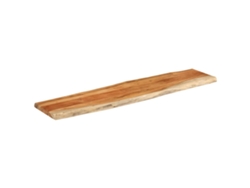 Tablero Mesa | Superficie De Mesa | Tablero De Escritorio Rectangular Madera De Acacia Borde Vivo 160x40x3,8 Cm