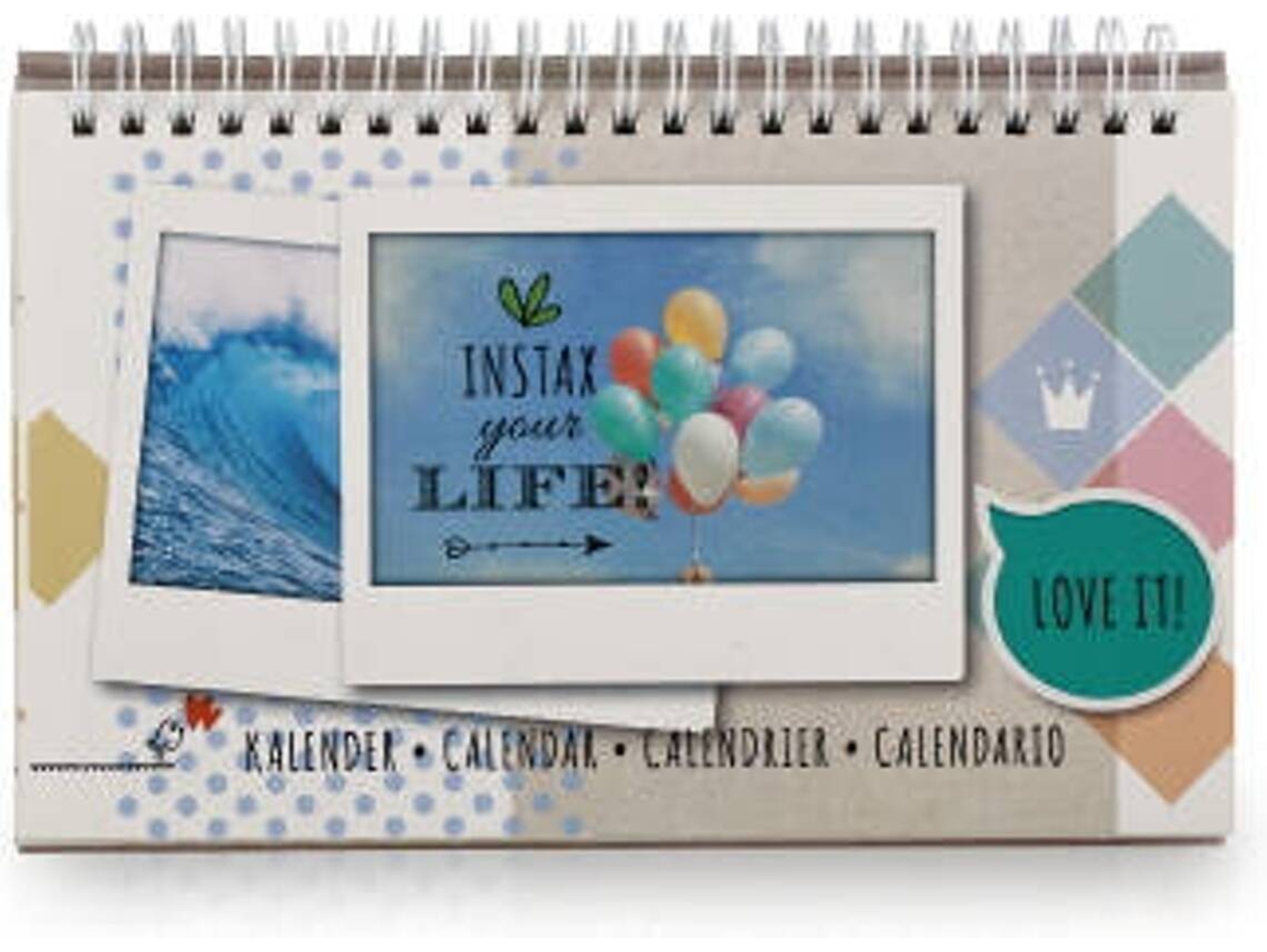 Calendario de Mesa FUJIFILM Instax WIDE Calendar