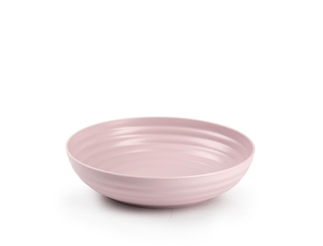 Plato Hondo 22 Cm Reutilizable Ideal Fiestas Rosa PLASTIC FORTE