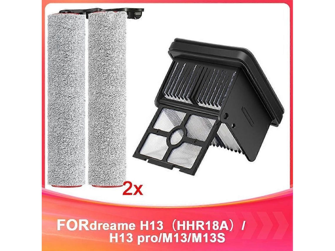 Piezas De Repuesto Cepillo Y Filtro Para Dreame H13/h13 Pro/m13/m13s Aspiradora Como Se Muestra