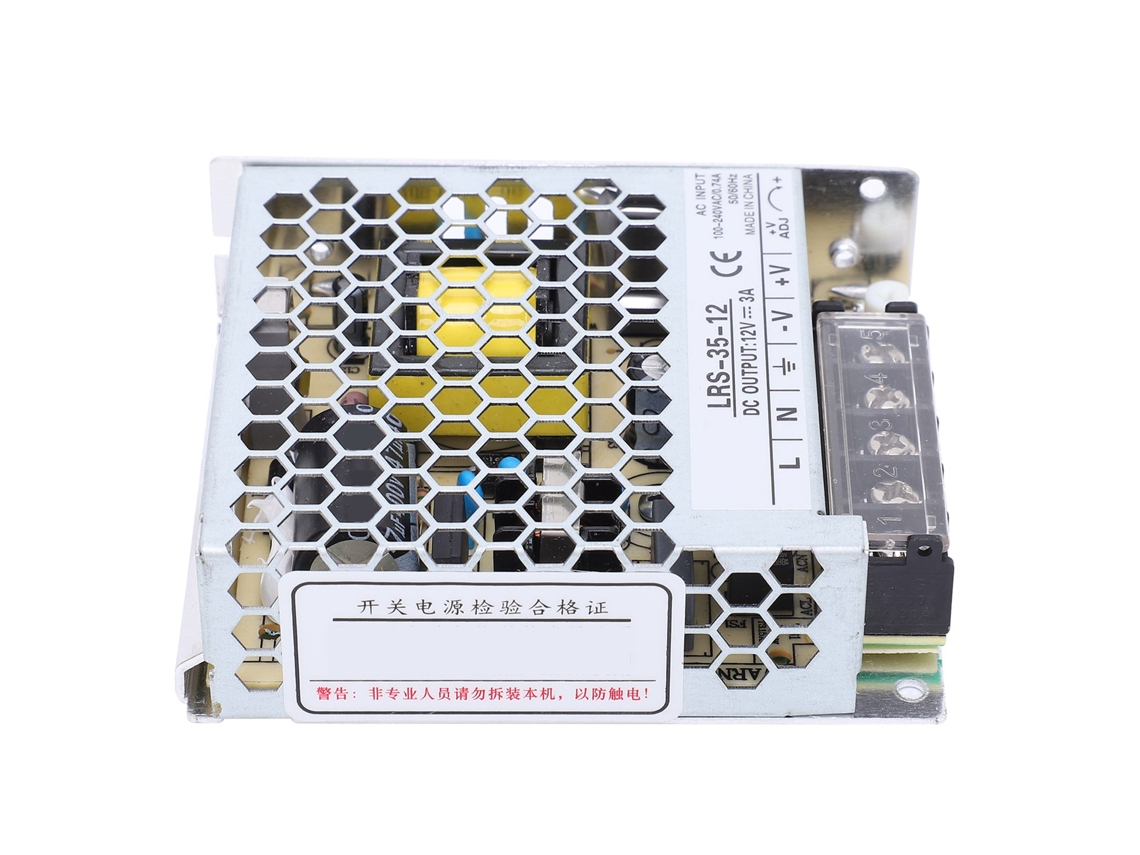 Fuente De Alimentación Conmutada Berm Lrs-35-12 De 35 W Y 85~264 Vca Con Indicador Led, Controlador Y Transformador.