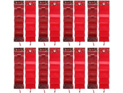 12 Sobres Rojos Navideños, Monedero Con Compartimentos Y Organizador De Tarjetas Para Fiestas.