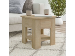 Mesa De Centro | Mesa De Café | Mesa De Salón Madera De Ingeniería Roble Sonoma 40x40x42 Cm