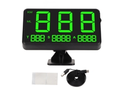 Hud Para Carro Universal 4.5 Polegadas Gps Velocímetro Com Alarme Multifuncional Usb