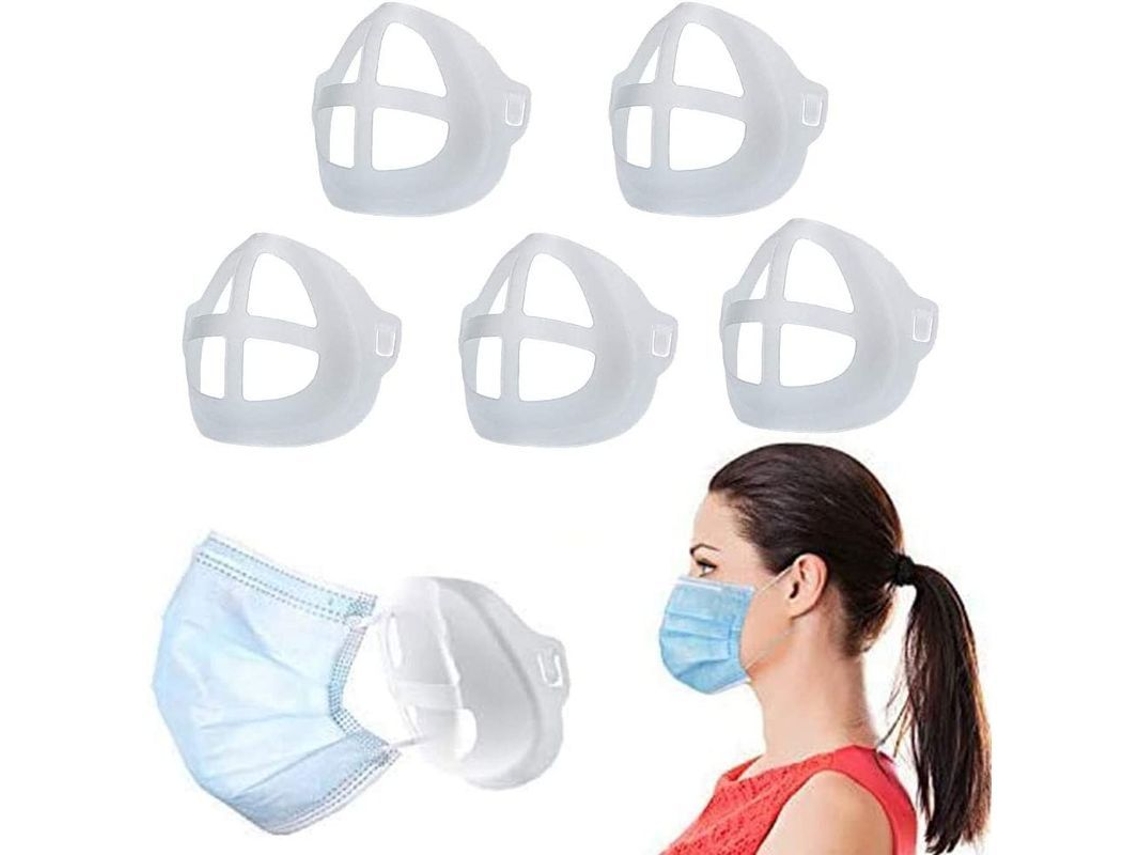 Juego De 5 Soportes De Silicona 3d Para Máscaras, Autenticidad Garantizada.
