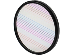Filtro reflector arcoíris azul, lente caleidoscópica para cámara, prisma de vidrio, accesorios fotográficos para cámaras réflex.