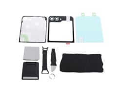 Vidro Tampa Traseira Flip Com Lente Pré-instalada Kit Ferramentas Reparo Para Galaxy Z Flip 6 5g F741 Verde