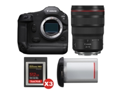 Canon Eos R1 + Rf 24-70mm F/2.8 L Is Usm + 3 Sandisk 512gb Extreme Pro Cfexpress Type B + Canon Lp-e19 + Ebook “20 Consejos Para Fotos Que Impactan”