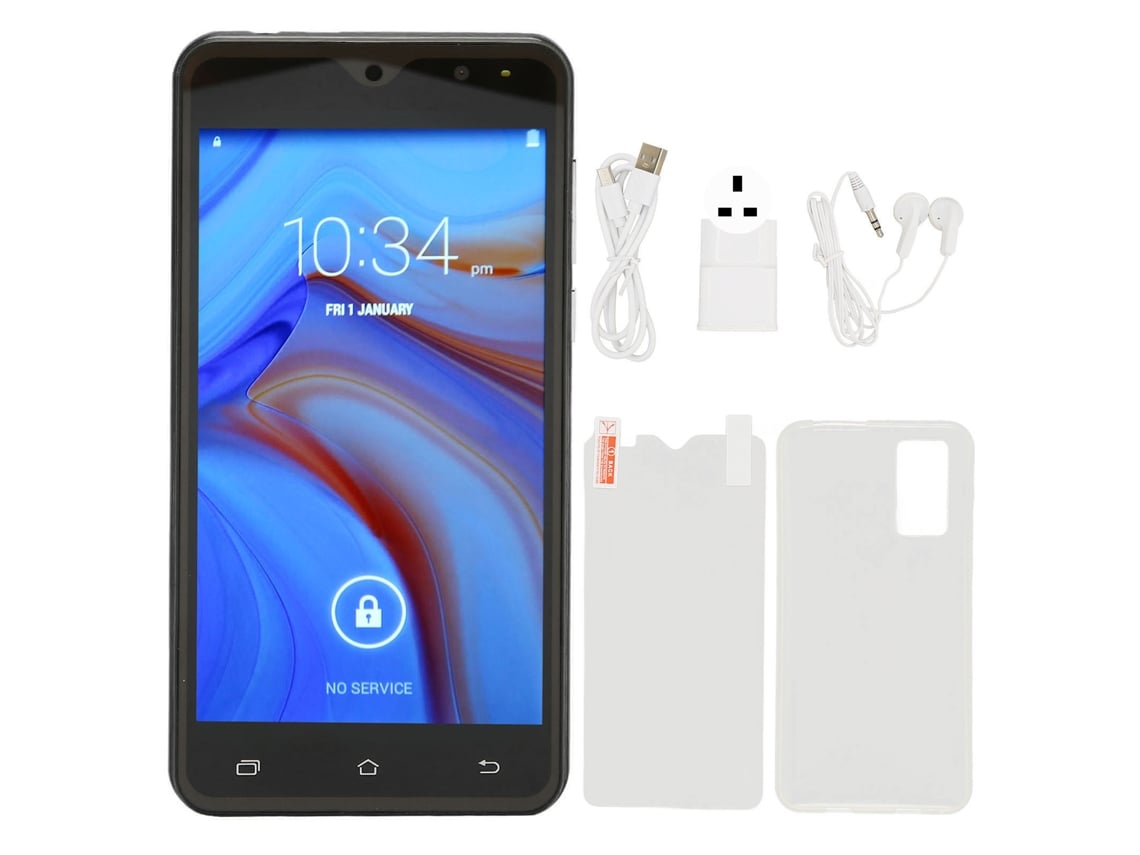 Smartphone Con Android 11, Pantalla De 5 Pulgadas, Procesador De Ocho Núcleos, 2 Gb De Ram, 16 Gb De Rom, Doble Cámara, Doble Sim, Batería De 4800 Mah.