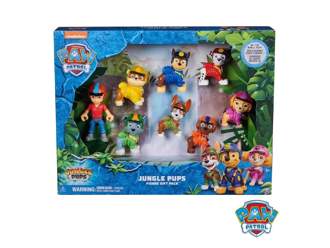 Paquete de figuras de la Selva PAW PATROL