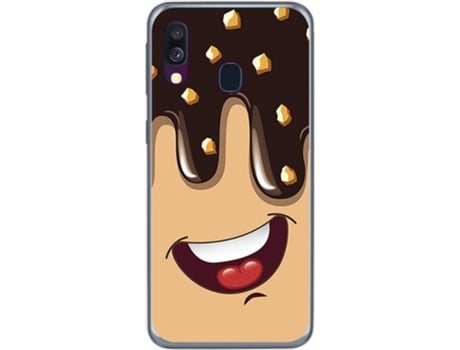 Carcasa Samsung Galaxy A40 TUMUNDOSMARTPHONE Helado Chocolate Multicolor
