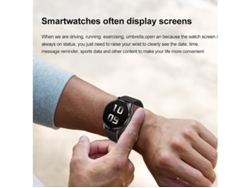 Reloj inteligente Bestvite 1.43 con Bluetooth, llamadas y ECG (negro)