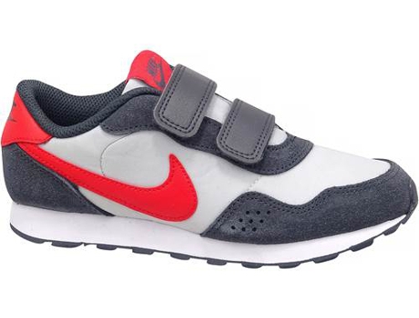 Zapatillas Deportivas NIKE Md Valiant Gs Niños (Grafite, Rojo, Blanco -Material Sintético -31)