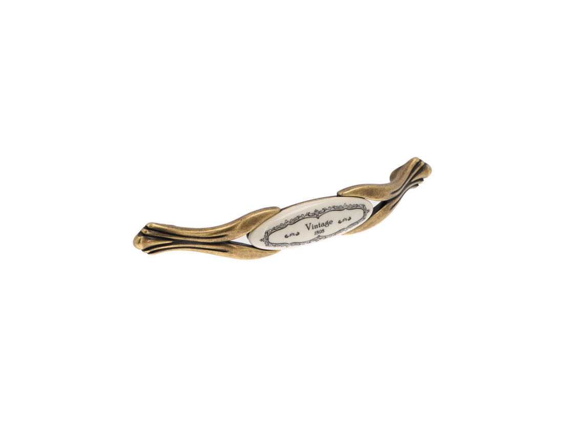 Tirador Para Mueble De Zamac Y Porcelana Distancia Entre Centros 128mm Lote De 25 Tiradores Antiguos Florence