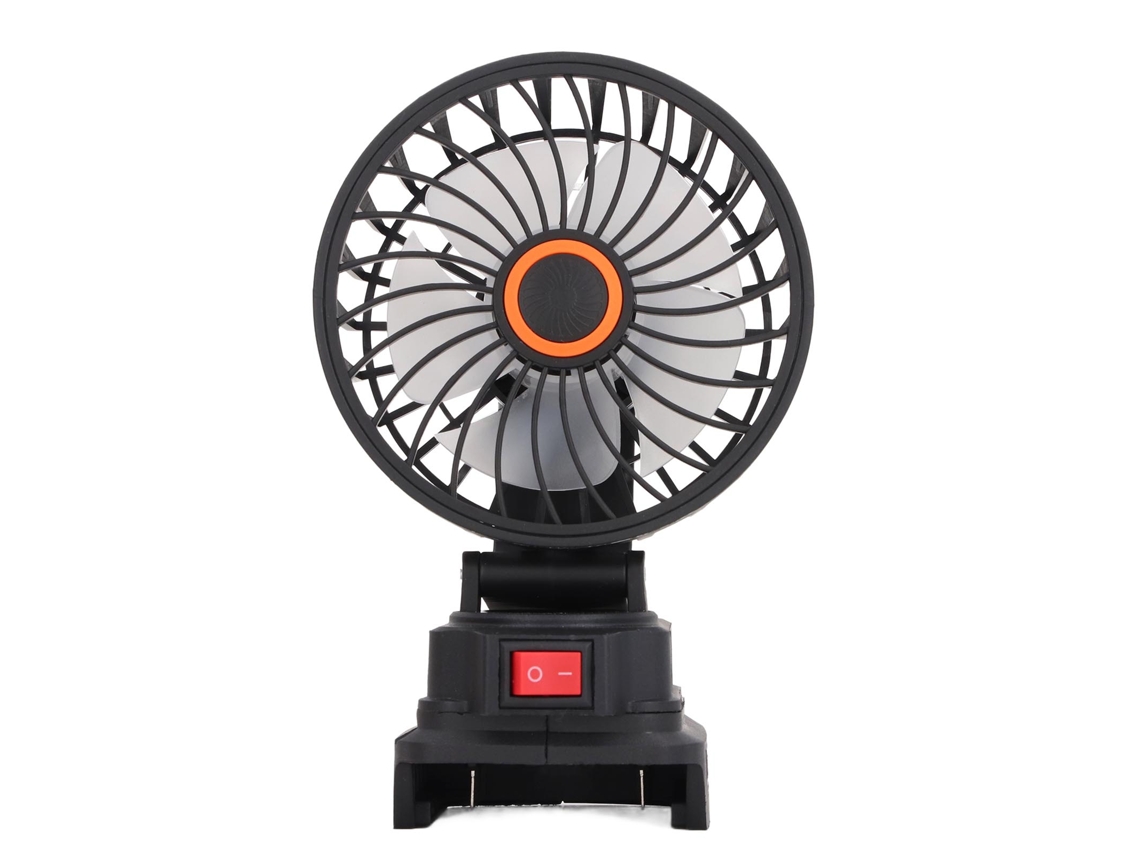Ventilador portátil de 4 pulgadas con batería BL1840, 18 V, oscilación de 360 grados.