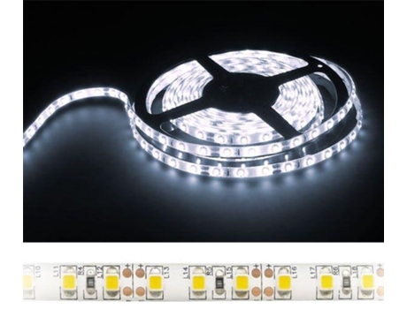 Tira LED Blanco Frío IP65 12V 2835 - 5 metros