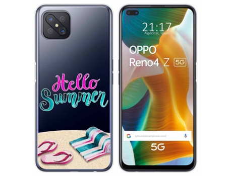 Carcasa Oppo Reno 4Z 5G TUMUNDOSMARTPHONE Dibujos Transparente
