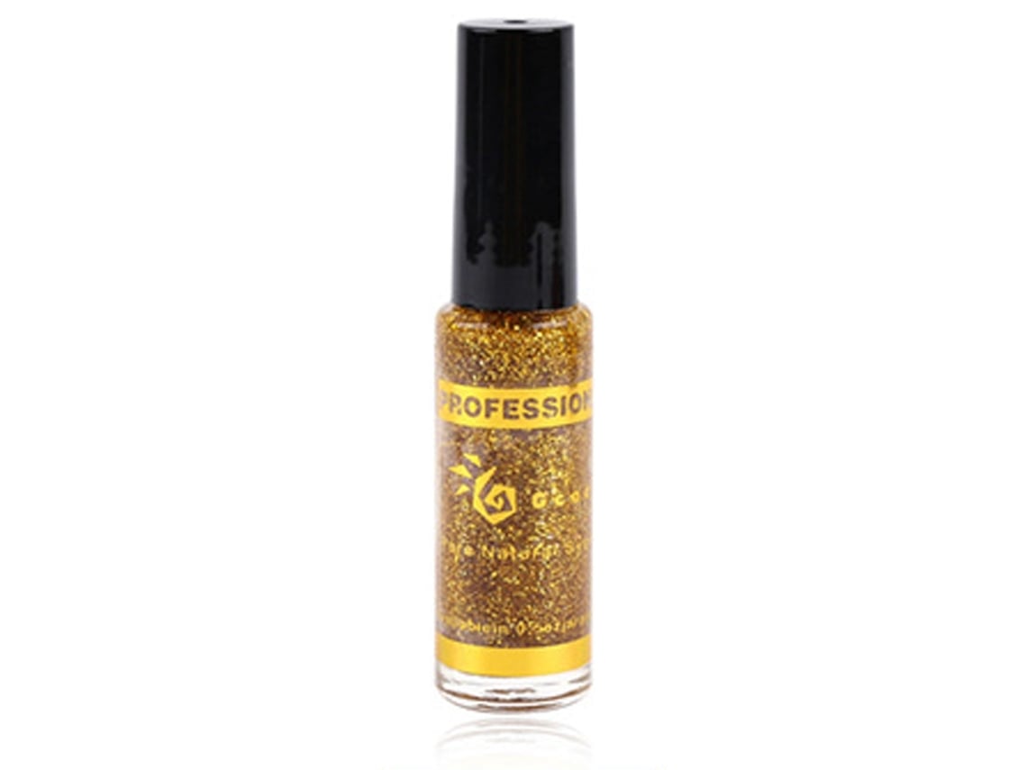 Lápiz delineador de uñas Rebe-esmalte con purpurina y brillo para decoración de manicura - Dorado