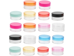 100 Potes De Amostra De Creme Facial Em Pp, 5g, Com Tampa À Prova De Vazamentos.