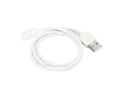 Cargador Portátil Para Smartwatch, Cable De Carga Usb Compatible Con Huawei 6, 7 Band Y Honor 6 Es Watch (blanco)